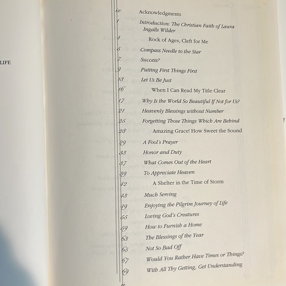 Saving Graces The Inspirational Writings of Laura Ingalls Wilder HC/DJ Book EXC - Picture 6 of 16